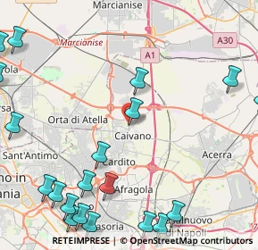 Mappa SS 87, 80023 Caivano NA, Italia (6.772)