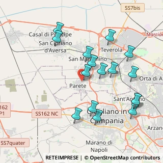 Mappa Via Guglielmo Marconi, 81030 Parete CE, Italia (4.42375)