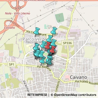Mappa Via Thomas Alva Edison, 80023 Caivano NA, Italia (0.27407)
