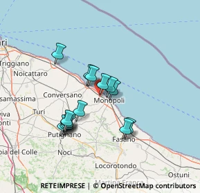 Mappa VIA BAIONE Z.I. nc, 70043 Zona Industriale BA, Italia (12.36333)