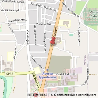Mappa Via A. Nobel, 281, 81031 Aversa, Caserta (Campania)