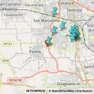 Mappa Via Borsellino Paolo, 81030 Lusciano CE, Italia (2.38571)
