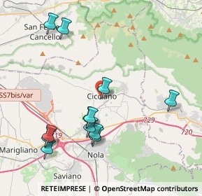 Mappa Corso Giuseppe Garibaldi, 80033 Cicciano NA, Italia (4.56833)