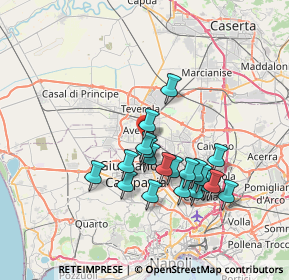 Mappa Via Eugenio Montale, 81031 Aversa CE, Italia (6.9535)