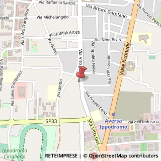 Mappa Via Vito di Jasi, 16, 81031 Aversa, Caserta (Campania)