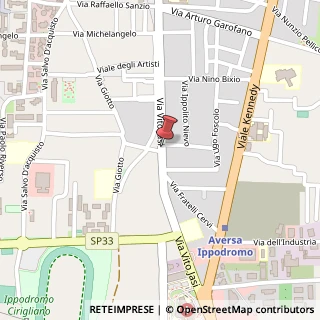 Mappa Via vito di jasi 35, 81031 Aversa, Caserta (Campania)