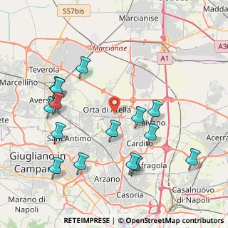 Mappa Via Atella, 81030 Orta di Atella CE, Italia (4.82067)