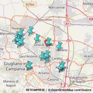 Mappa Via Atella, 81030 Orta di Atella CE, Italia (4.688)