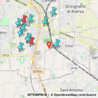Mappa Via Alberto Beneduce, 81030 Gricignano di Aversa CE, Italia (1.2825)
