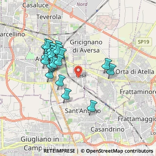 Mappa Via de Tilla, 81030 Cesa CE, Italia (1.876)