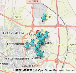 Mappa Viale Margherita, 80023 Caivano NA, Italia (1.40923)