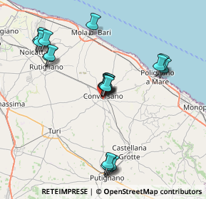 Mappa Via Isidoro Calisto, 70014 Conversano BA, Italia (8.2885)