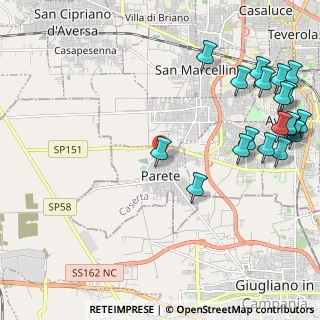 Mappa Via Cirillo, 81030 Parete CE, Italia (3.125)