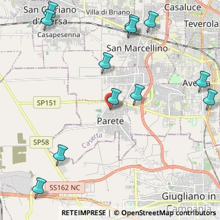 Mappa Via Cirillo, 81030 Parete CE, Italia (3.09833)