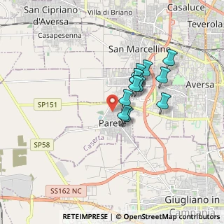 Mappa Via Cirillo, 81030 Parete CE, Italia (1.36462)