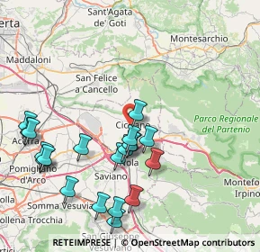 Mappa 80033 Cicciano NA, Italia (9.354)