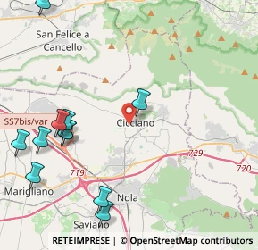 Mappa 80033 Cicciano NA, Italia (5.70636)