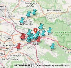 Mappa Via G. Branciforte, 80033 Cicciano NA, Italia (5.92778)