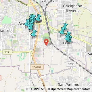 Mappa Via Beneduce, 81030 Gricignano di Aversa CE, Italia (1.177)