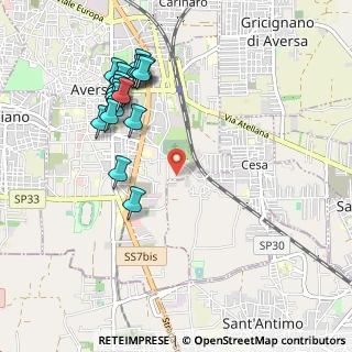 Mappa Via Beneduce, 81030 Gricignano di Aversa CE, Italia (1.164)