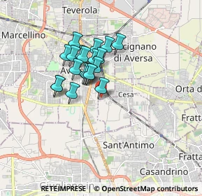 Mappa Via Beneduce, 81031 Aversa CE, Italia (1.3705)