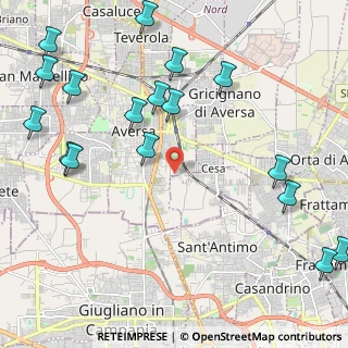 Mappa Via Beneduce, 81030 Gricignano di Aversa CE, Italia (3.03176)