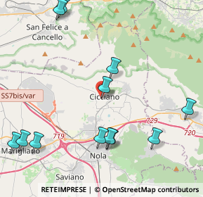 Mappa Via Corpo di Cristo, 80033 Cicciano NA, Italia (5.51833)