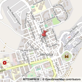 Mappa Via Giustino Fortunato, 15, 85029 Venosa, Potenza (Basilicata)