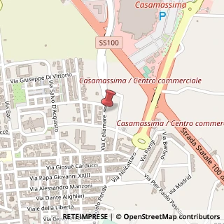 Mappa Via Cellamare, 49, 70010 Casamassima, Bari (Puglia)