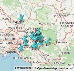 Mappa Via Pietro Ravelli, 80033 Cicciano NA, Italia (9.93824)