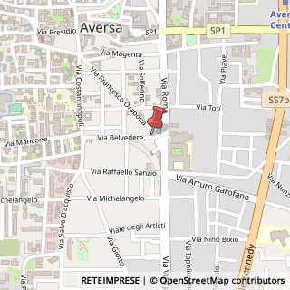 Mappa Via Belvedere, 32, 81031 Aversa, Caserta (Campania)