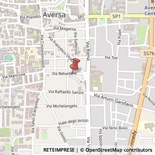 Mappa Via Belvedere, 16, 81031 Aversa, Caserta (Campania)