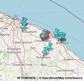 Mappa Viale Divisione Aqui, 70014 Conversano BA, Italia (11.20143)