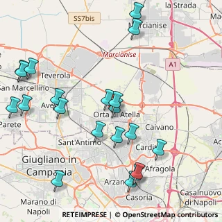 Mappa Via della Canapa, 81030 Orta di Atella CE, Italia (5.343)