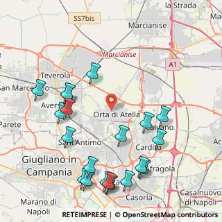 Mappa Via della Canapa, 81030 Orta di Atella CE, Italia (5.3135)