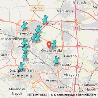 Mappa Via della Canapa, 81030 Orta di Atella CE, Italia (4.21545)