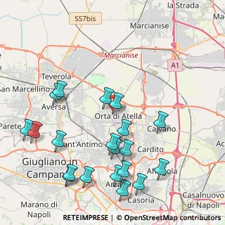 Mappa Via della Canapa, 81030 Orta di Atella CE, Italia (5.177)