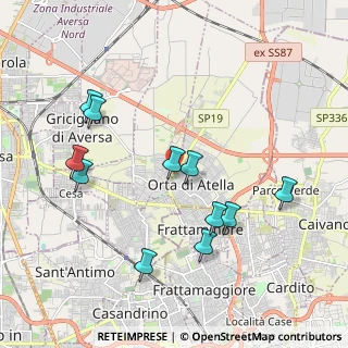 Mappa Via della Canapa, 81030 Orta di Atella CE, Italia (2.16455)
