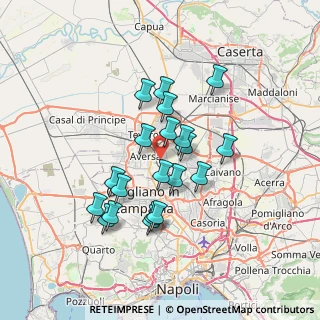 Mappa CAP, 81030 Gricignano di Aversa CE (6.3915)