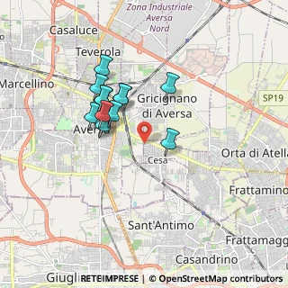 Mappa CAP, 81030 Gricignano di Aversa CE (1.57231)