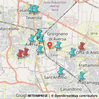 Mappa CAP, 81030 Gricignano di Aversa CE (2.31857)