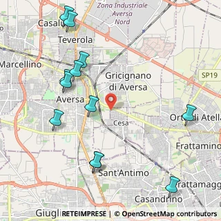 Mappa CAP, 81030 Gricignano di Aversa CE (2.71583)
