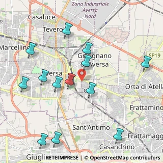 Mappa CAP, 81030 Gricignano di Aversa CE (2.56846)