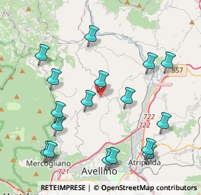 Mappa 83010 Grottolella AV, Italia (4.89471)