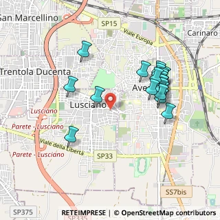 Mappa Via Caduti in Guerra, 81030 Lusciano CE, Italia (1.014)