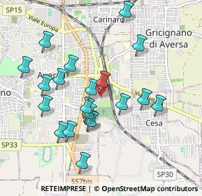 Mappa Via E. Fermi, 81031 Aversa CE, Italia (0.9975)