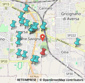 Mappa Via E. Fermi, 81031 Aversa CE, Italia (1.0825)