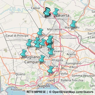 Mappa Via S. Caterina, 81030 Orta di Atella CE, Italia (7.751)