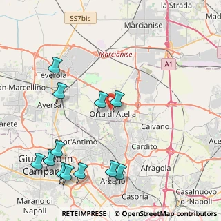 Mappa Via S. Caterina, 81030 Orta di Atella CE, Italia (5.64167)
