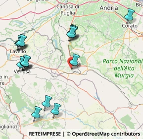 Mappa Via Enrico Toti, 76014 Spinazzola BT, Italia (21.35389)